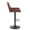 Tabouret de Faux Cuir Réglable - Mustang