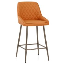 Tabouret de Bar Cuir Véritable - Brisbane