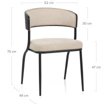 Chaise Tissu - Alexa