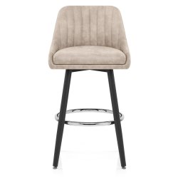 Tabouret de Bar Simili Daim...
