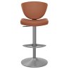 Tabouret Faux Cuir Graphite - Pearl