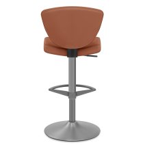 Tabouret Faux Cuir Graphite - Pearl