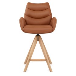 Chaise de Bar Bois Cuir...