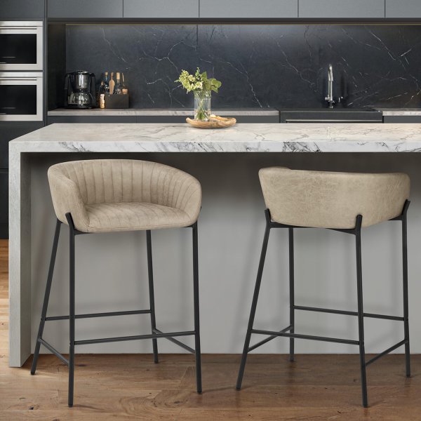 Tabouret de Bar Faux Cuir - Cub