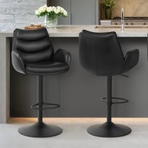 Tabouret Cuir Véritable - Madrid