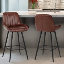 Tabouret Faux Cuir - Mustang