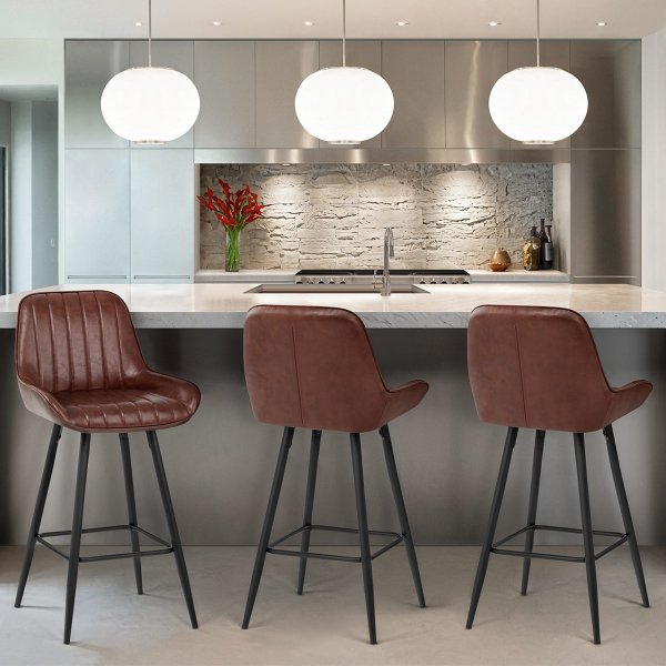 Tabouret Faux Cuir - Mustang