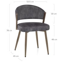 Chaise Velours - Lusso