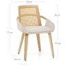 Chaise Bois Tissu - Cleveland
