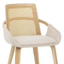 Chaise Bois Tissu - Cleveland