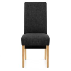 Chaise Chêne Tissu - Carlo...