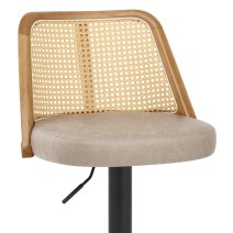 Tabouret de Bar Faux Cuir - Drew