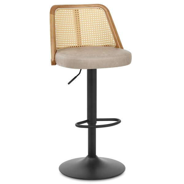Tabouret de Bar Faux Cuir - Drew