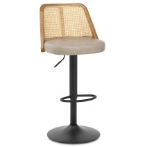 Tabouret de Bar Faux Cuir - Drew