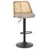Tabouret de Bar Faux Cuir - Drew