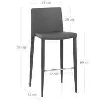 Tabouret Faux Cuir - Healey