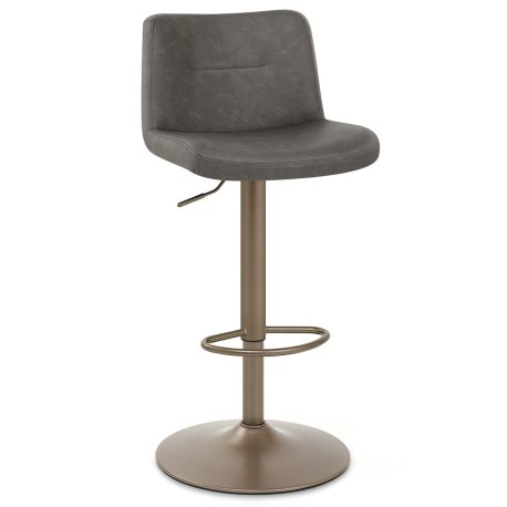 Tabouret de Bar Faux Cuir Antique - Utopia