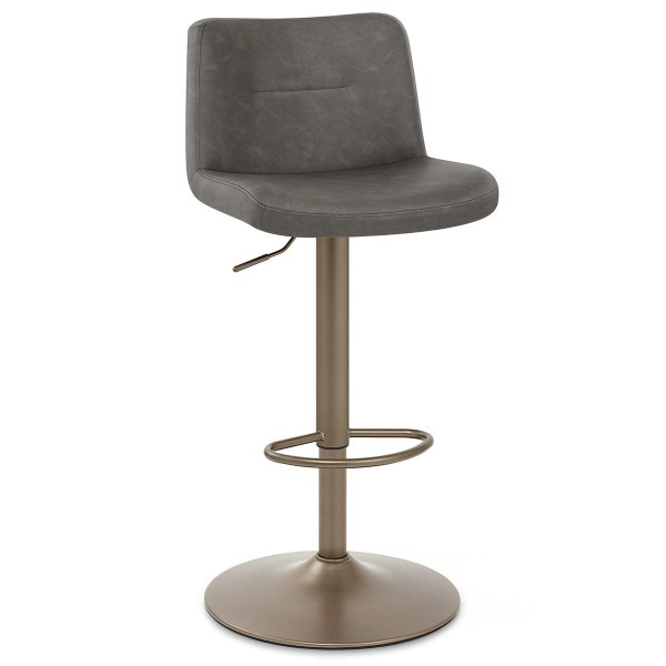 Tabouret de Bar Faux Cuir Antique - Utopia