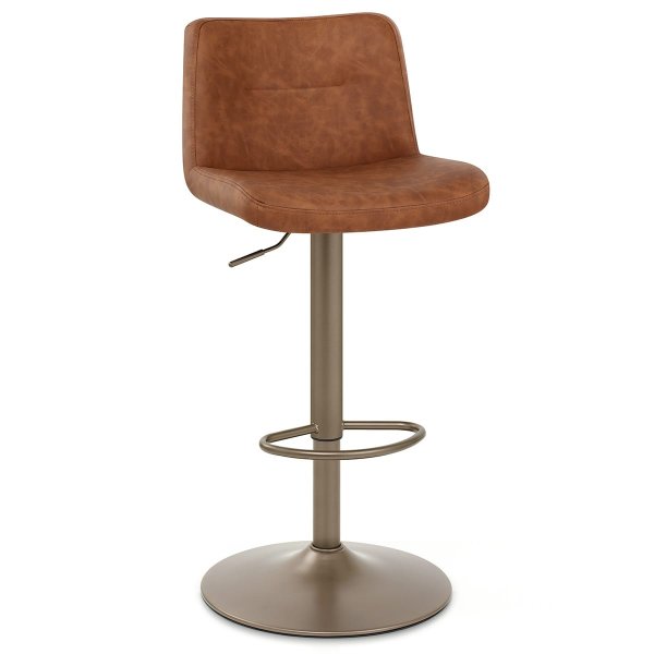 Tabouret de Bar Faux Cuir Antique - Utopia