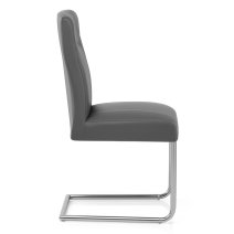 Chaise Métal Simili Cuir - Lancaster