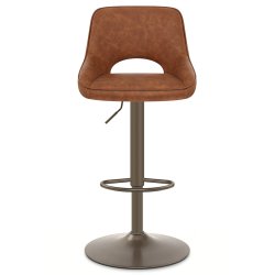 Tabouret de Bar Faux Cuir -...