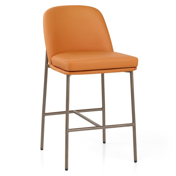 Tabouret Cuir Veritable - Cruz