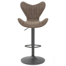 Tabouret Graphite Tissu – BB Swivel