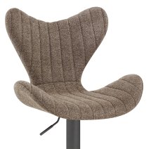 Tabouret Graphite Tissu – BB Swivel