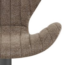 Tabouret Graphite Tissu – BB Swivel
