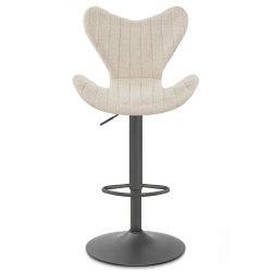 Tabouret Graphite Tissu -...