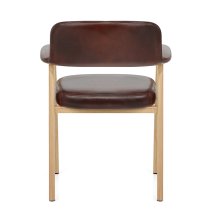Chaise Cuir Véritable Chêne - Elba