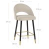 Tabouret Velours - Halo