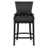 Chaise de Bar Bois Faux Cuir - Chiltern