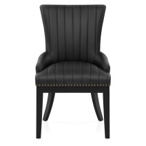 Chaise Bois Faux Cuir - Chiltern