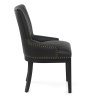 Chaise Bois Faux Cuir - Chiltern