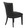Chaise Bois Faux Cuir - Chiltern