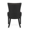 Chaise Bois Faux Cuir - Chiltern