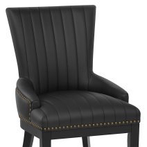 Chaise Bois Faux Cuir - Chiltern