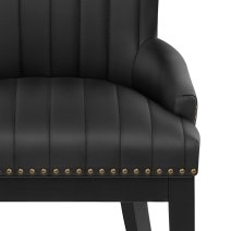 Chaise Bois Faux Cuir - Chiltern