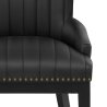 Chaise Bois Faux Cuir - Chiltern