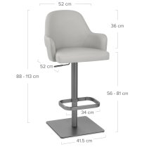 Tabouret Graphite - Antonia