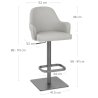 Tabouret Graphite - Antonia