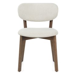 Chaise Chêne Clair Tissu -...