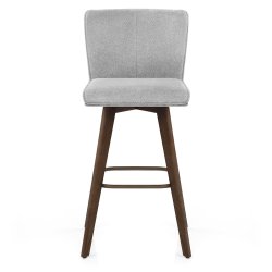 Tabouret Chêne foncé Tissu...