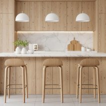 Tabouret de bar Bois Clair - Curve