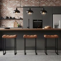 Tabouret Faux Cuir - Jago