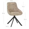 Chaise Faux Daim - Dante