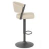 Tabouret Graphite faux cuir - Lusso